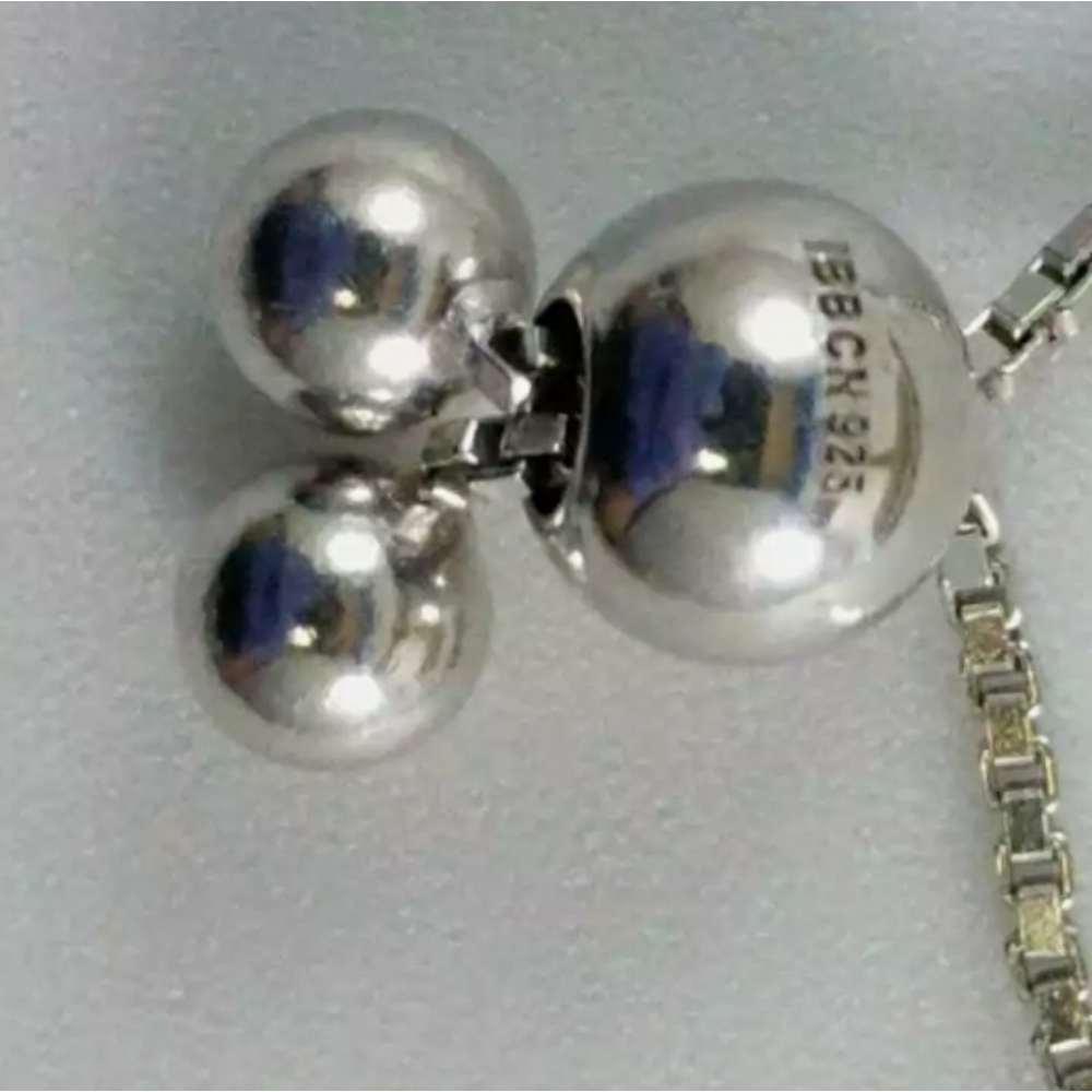 Ibb Signed Solid .925 Cz Adjustable Bolo Tennis B… - image 7